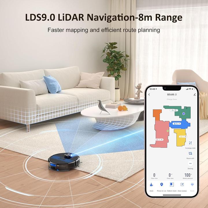 Actual product image Lubluelu SL60D (Vacuum mopping robot)