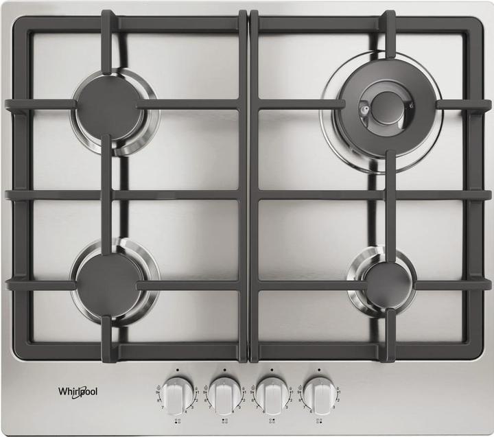 Whirlpool TGML 661 IX R Stainless steel Integrated 58 cm Gas hob 4 zone(s)