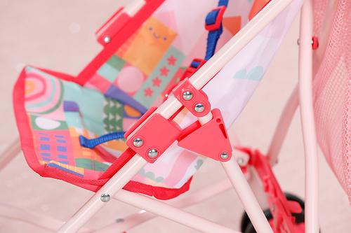 Actual product image Zapf Creation BABY born Kinderwagen mit Tasche Pink