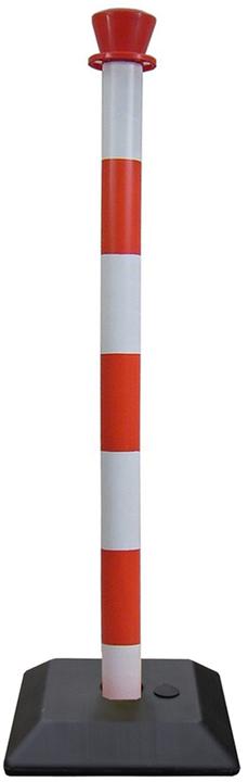 Actual product image RS PRO Red & White PVC Barrier Post