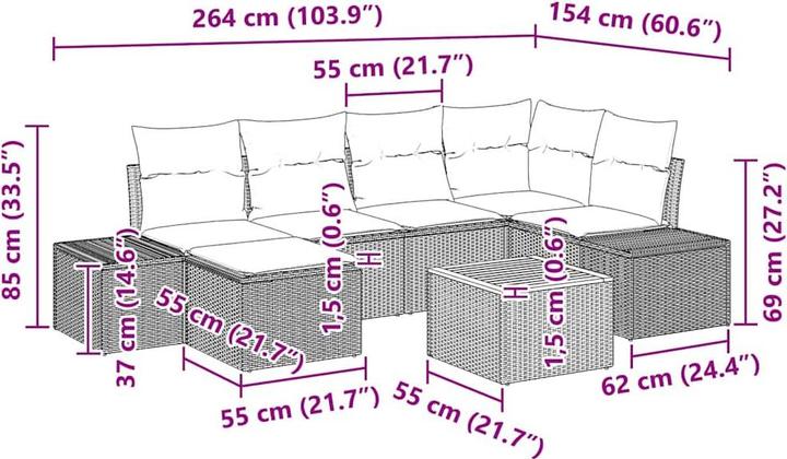 Produktbild vidaXL Barrett
