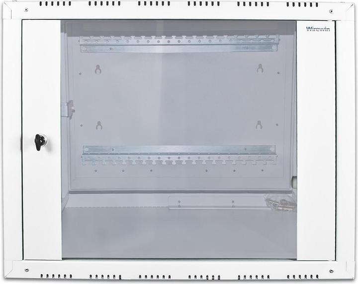 Produktbild Wirewin 19" 2-teiliger Wandschrank, grau (18 HE, 19 Zoll Rack)