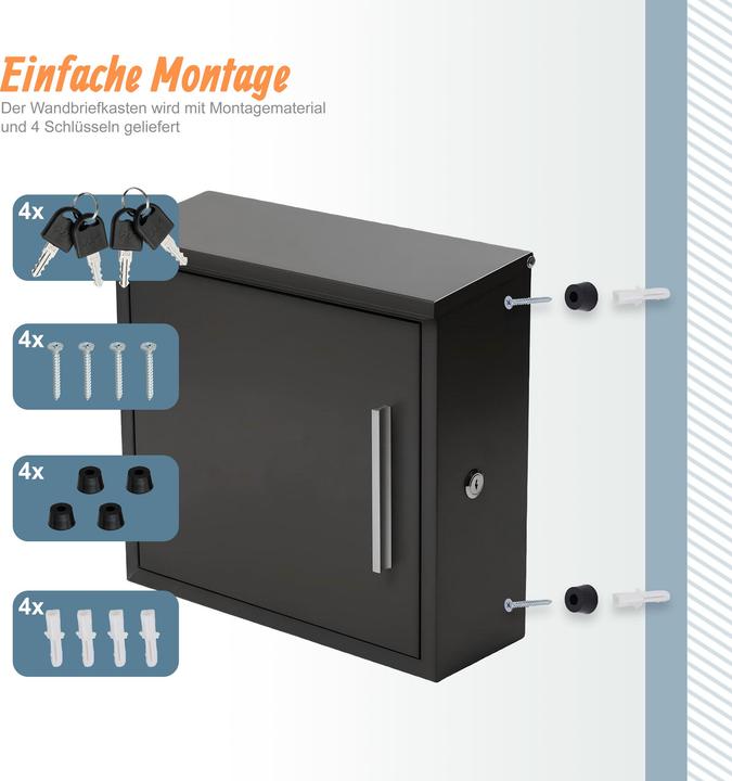 Actual product image Relaxdays postbox