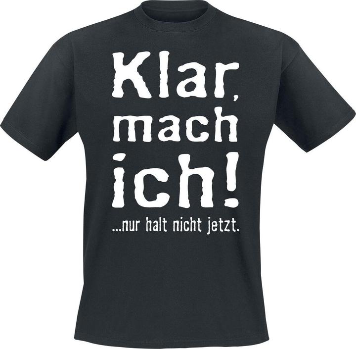 Produktbild Gaming-Sprüche Klar, mach ich! (M)