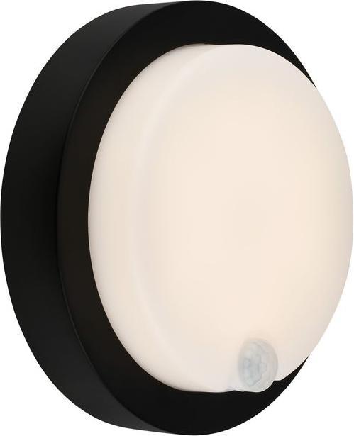 Briloner Akku LED Aussenwandleuchte,Sensor,schwarz,LED/4W (700 lm, IP44)