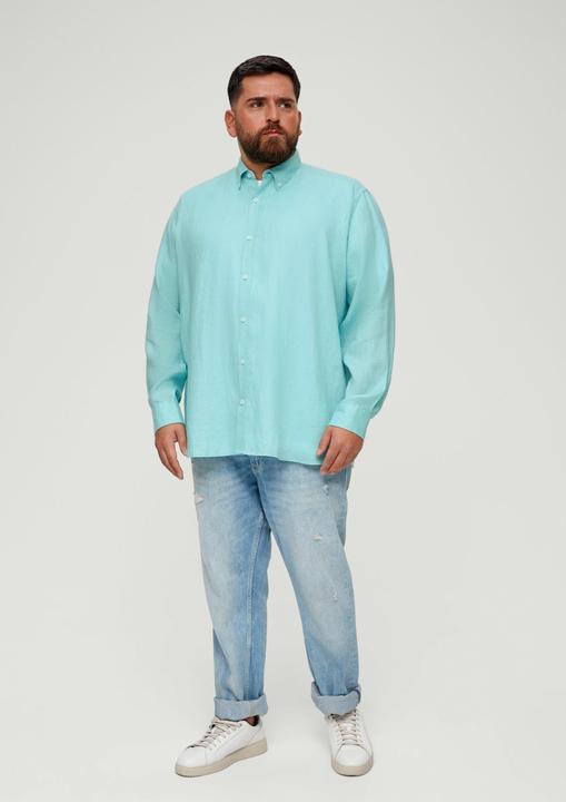 Image du produit s.Oliver Hemd Leinenhemd mit Button-Down-Kragen (3XL)