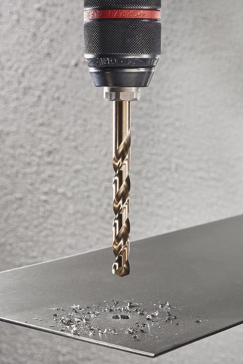 Actual product image wolfcraft 1 metal drill HSS-Co ø4.0x75mm (4 mm)
