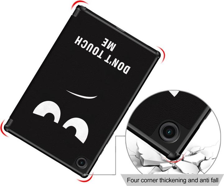 Productafbeelding Cover-Discount Galaxy Tab A7 Lite - Drievoudige Smart Case Don't Touch (Galaxy Tab A7 Lite)