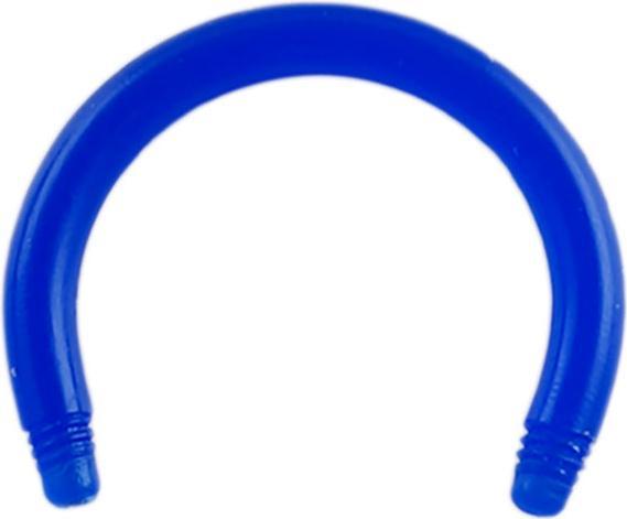Produktbild Star Piercing Micro Circular Barbell-Stab dunkelblau (Acryl, ohne Messing)