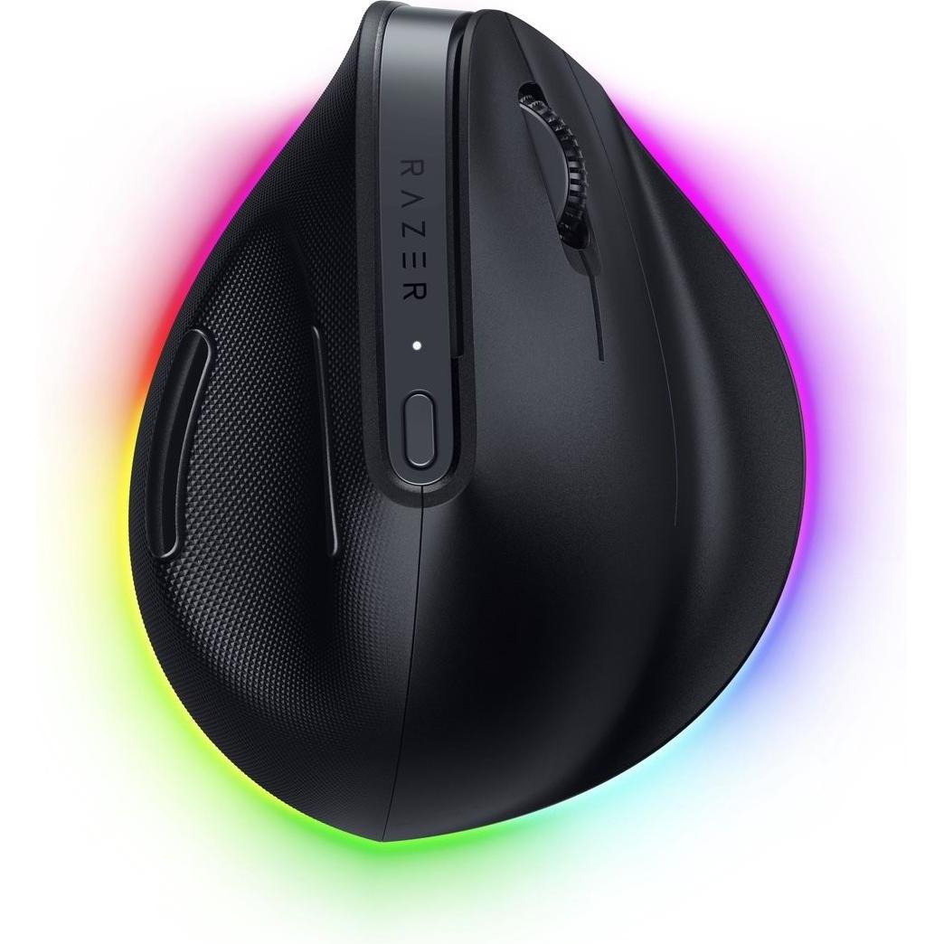 Razer Pro Click V2 Vertical Edition (Kabellos, Kabelgebunden), Maus, Schwarz