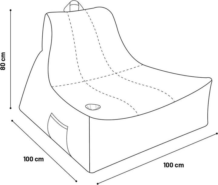 Produktbild Lumaland Sitzsack Lounge 380 L