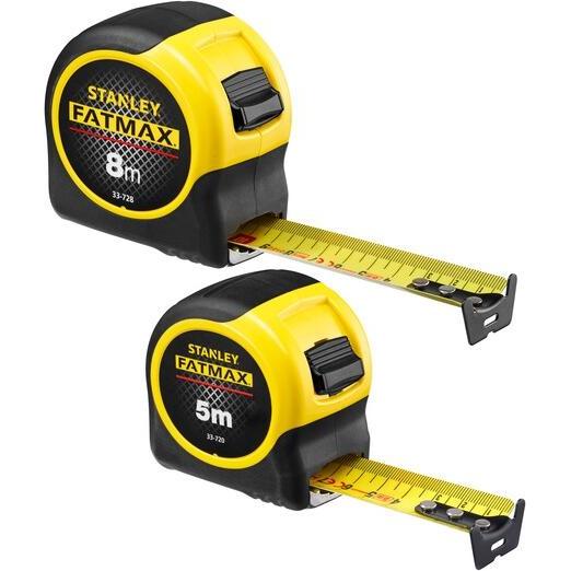 Stanley, Längenmesswerkzeug, ST. FALTMASS 5m + 8m FATMAX BLADEARMOR