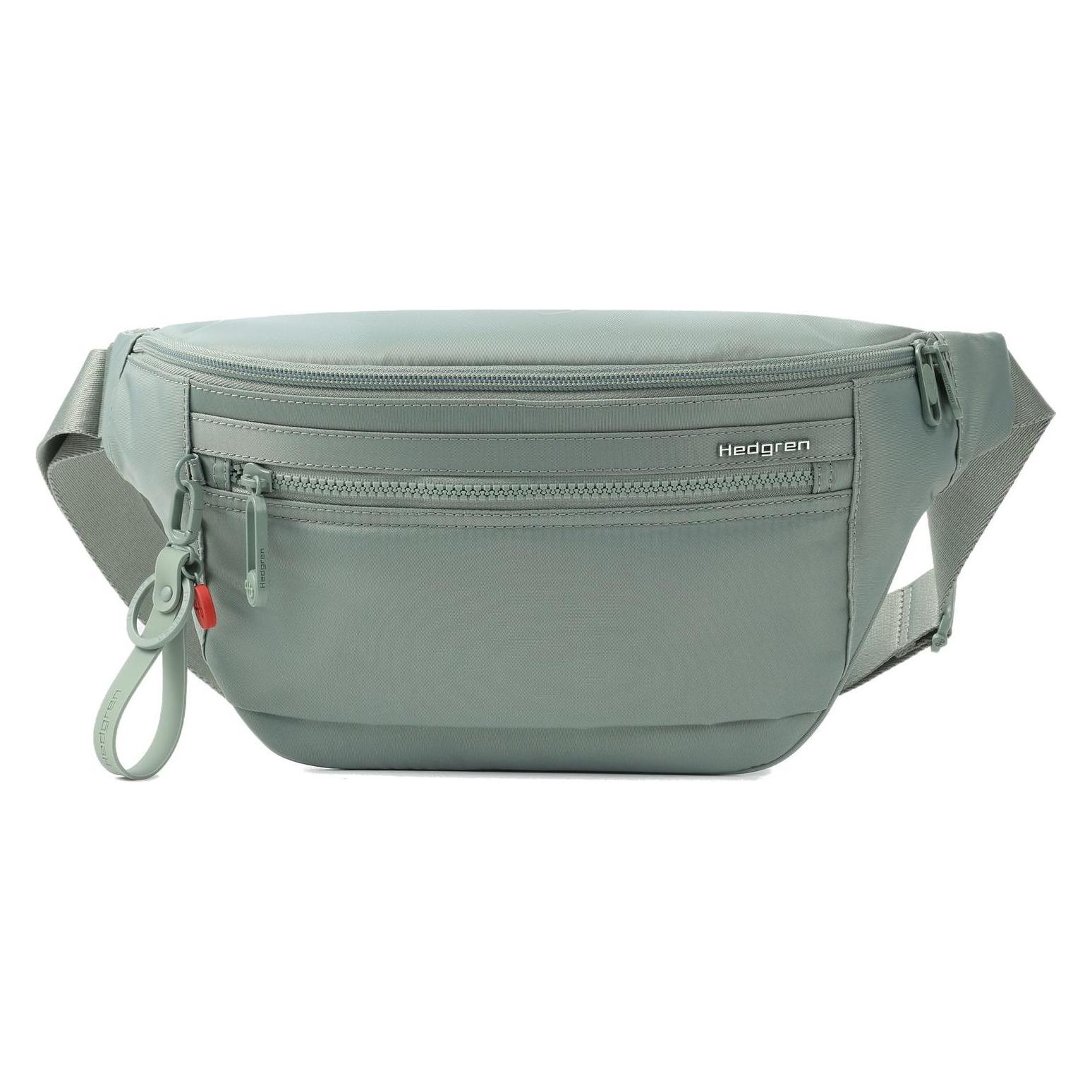 Hedgren, Unisex, Handtasche, Inner City Branco Sling Crossover + Rfid, Grün, Grau