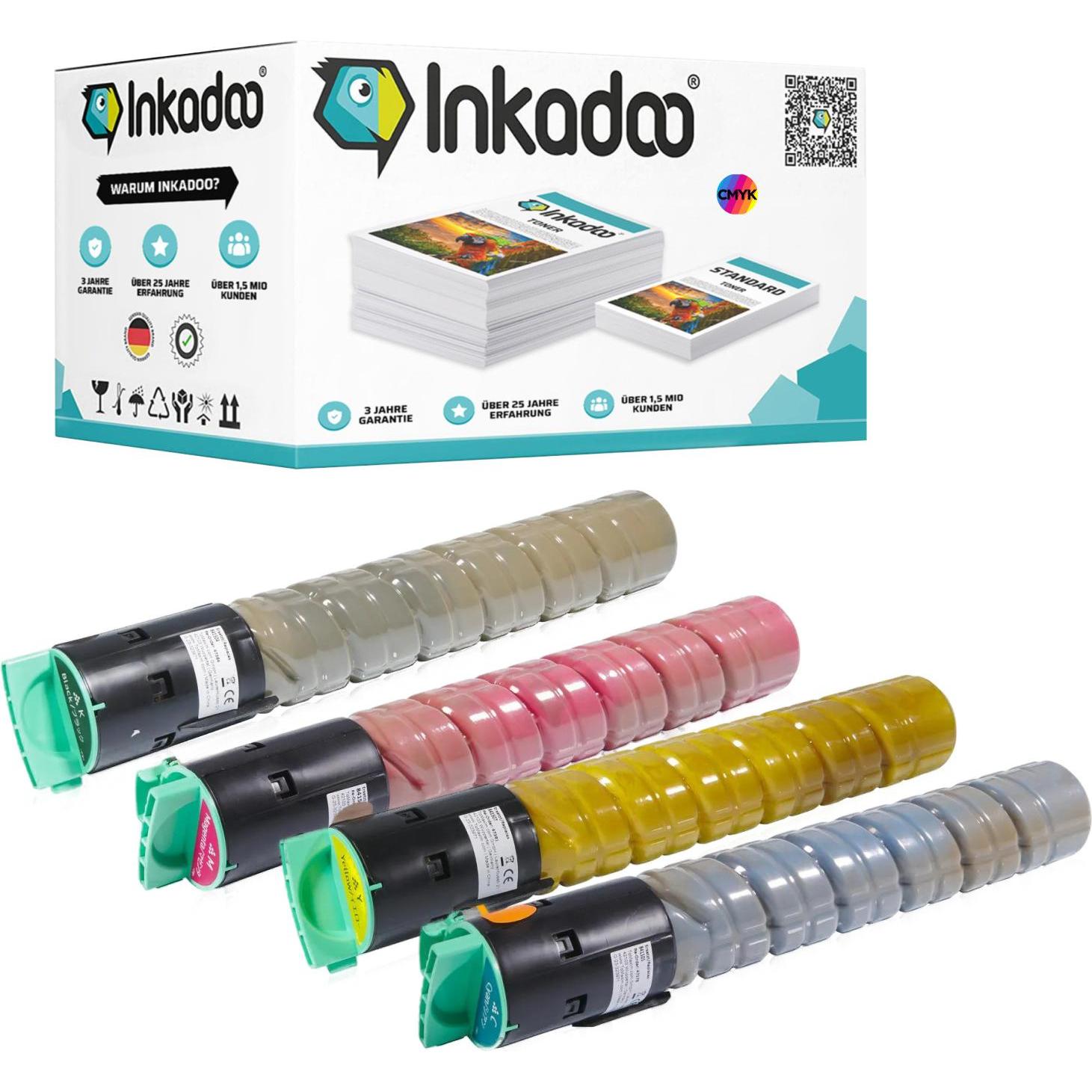 Inkadoo Toner kompatibel mit Ricoh 841507 / TYPE MP C 2551 HE Toner, Toner