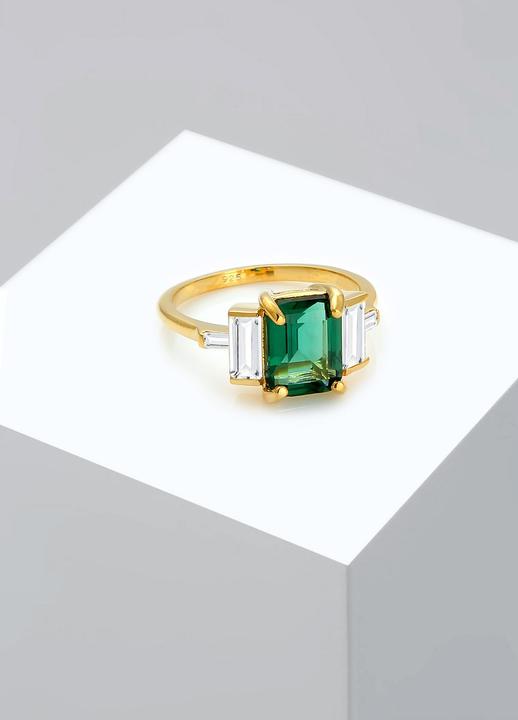 Immagine prodotto Elli Cocktailring mit Quartz und Topas Edelstein (54, 925 Argento)