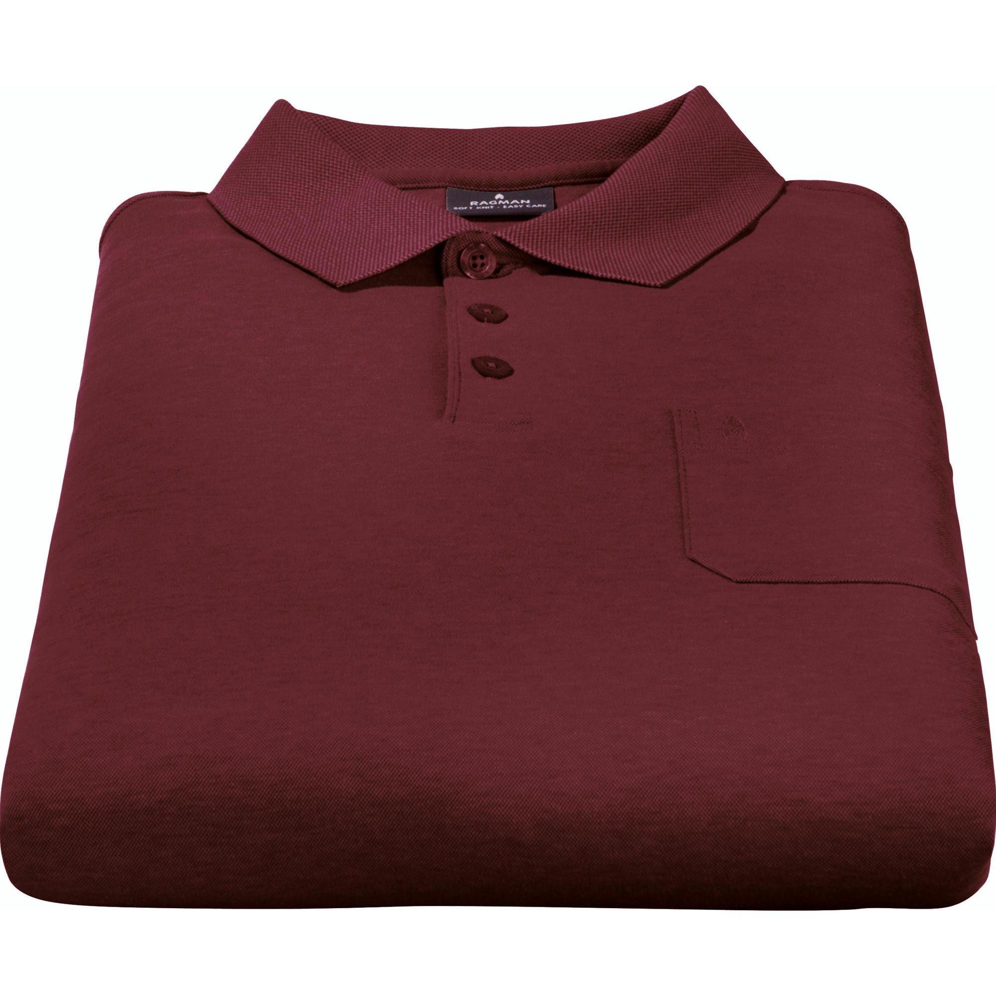Thumbnail - Ragman, Herren, Shirt, Herren-Poloshirt, Rot, (XL)