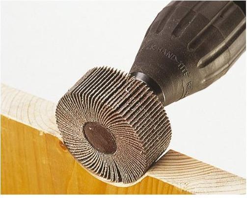 Produktbild wolfcraft 1 Fächerschleifer S=6mm K80 ø50x20mm (80)