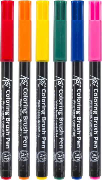 Produktbild Sakura Brushpen Koi Coloring Color 6er Set (6x)