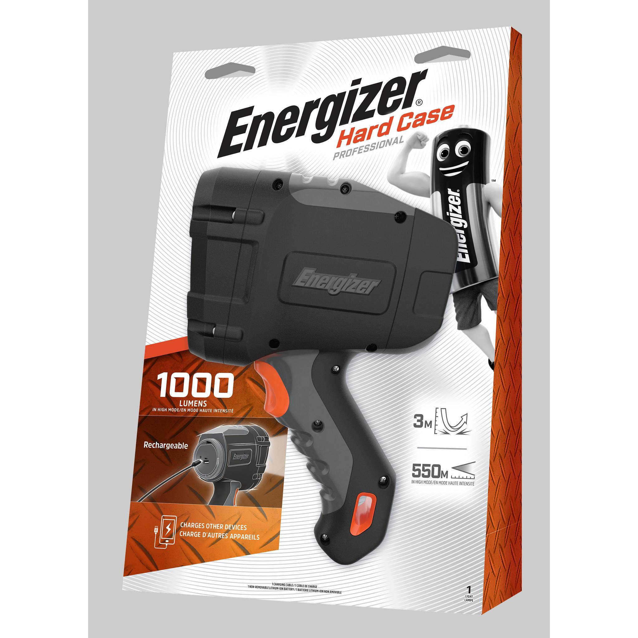 Thumbnail - Energizer, Taschenlampe, Scheinwerfer 7638900443127 1000 Lumen Schwarz (20.42 cm, 1000 lm)