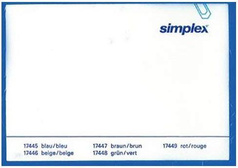 Produktbild Simplex Geschäftsbuch (40x)