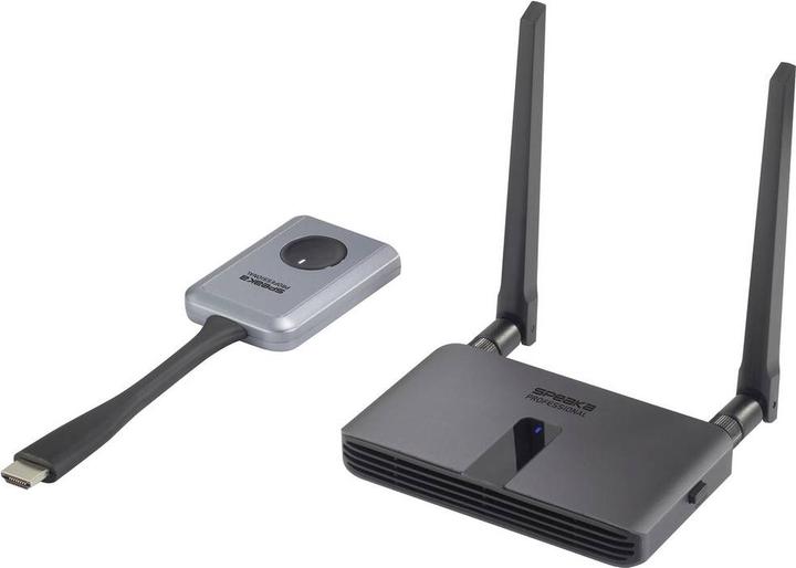 SpeaKa Professional SP-WTR-400 HDMI radiotransmissie (set) 30 m 2,4 GHz, 5 GHz 19 (30 m, HDMI 2.0)