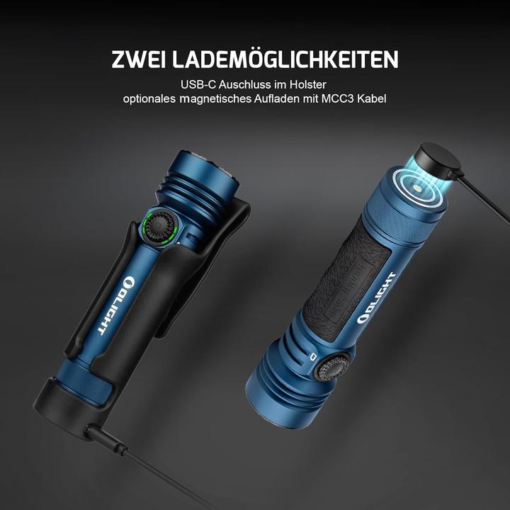 Image du produit Olight Lampe torche rechargeable USB-C 4600 lumen 260 mètres 15 jours autonomie étanche (4600 lm)