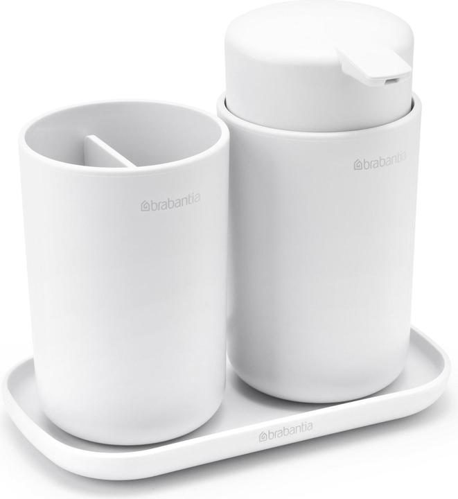 Produktbild Brabantia Seifenspender-Set mit Zahnputzbecher und Schale