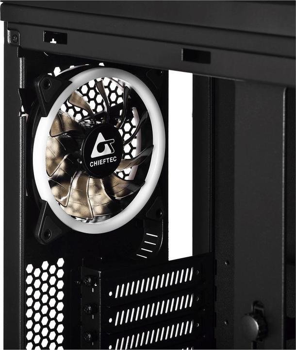 Produktbild Chieftec Stallion II (schwarz, Tempered Glass) (Mini-ITX, mATX, ATX)