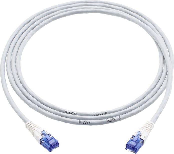 Actual product image R&M Patch cable Cat 6, U/UTP, 3 m, gray (U/UTP, CAT6, 3 m)
