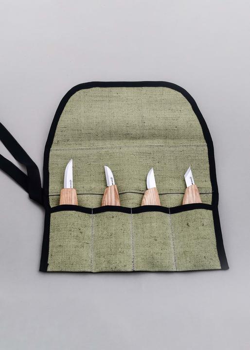 Produktbild Beaver Craft Basic-Holzschnitzset 4-teilig mit Rolle