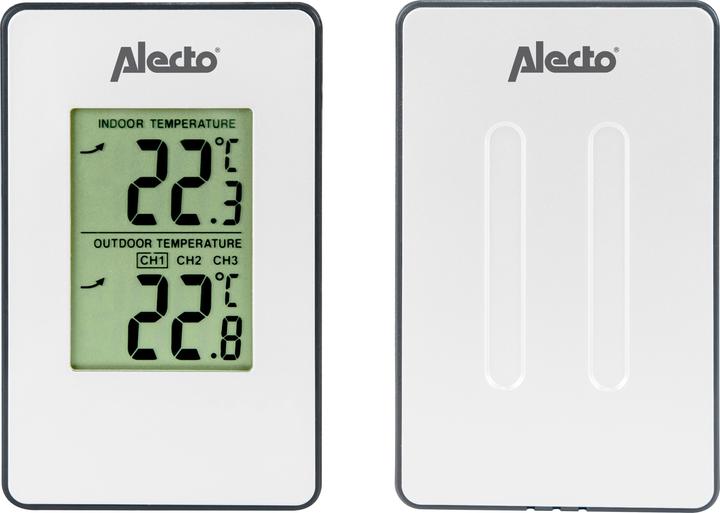 Produktbild Alecto WS-1050 Wetterstation mit Aussensensor (Weiss)