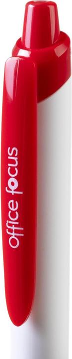 Image du produit Office focus Kugelschreiber Focus 1 mm Mine, Rot, 12 (Blanc, Rouge, 12x)