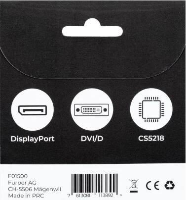 Immagine prodotto Onit Adattatore DisplayPort - DVI-D (DVI, 5.70 cm)