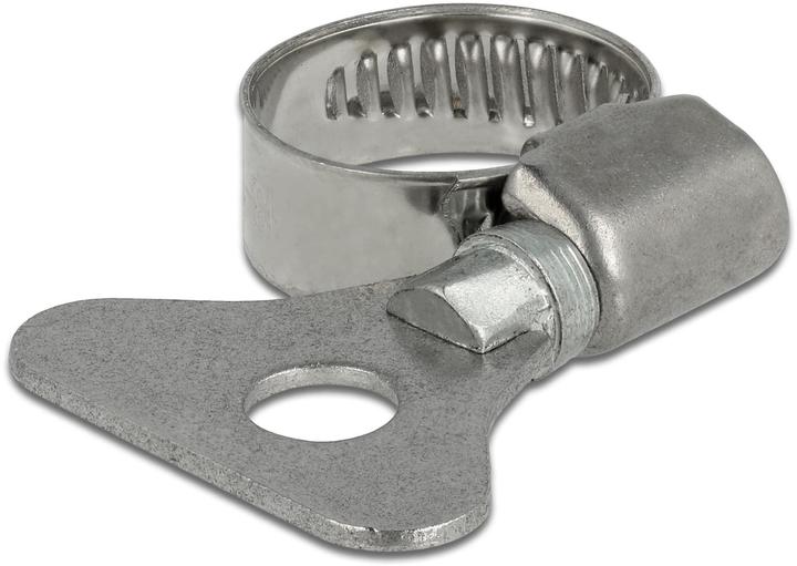 Immagine prodotto Delock Fascetta stringitubo con dado ad alette 13 (Fascette in metallo, 10 pz.)