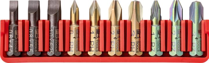 Produktbild PB Swiss Tools Bitset PB C6.701 CN BitBlock mit 10 Bits (Kreuz Pozidriv PZ, Kreuz Phillips PH)