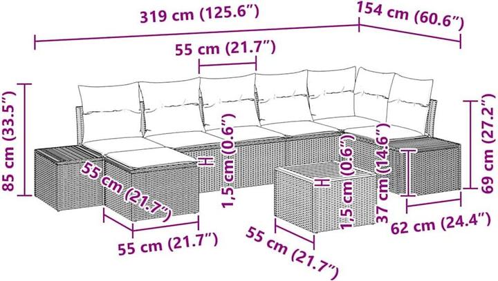 Produktbild vidaXL Lane