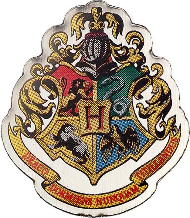 Immagine prodotto Distintivo di Hogwarts in metallo