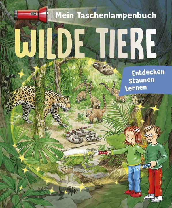 Mein Taschenlampenbuch Wilde Tiere (Deutsch, 2024)
