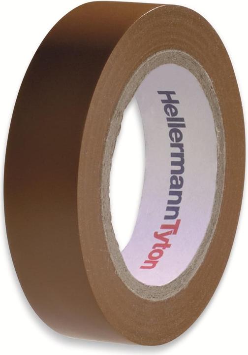Produktbild HellermannTyton HelaTape Flex Isolierband Bronze, 0.15mm x 15mm x 10m (15 mm)