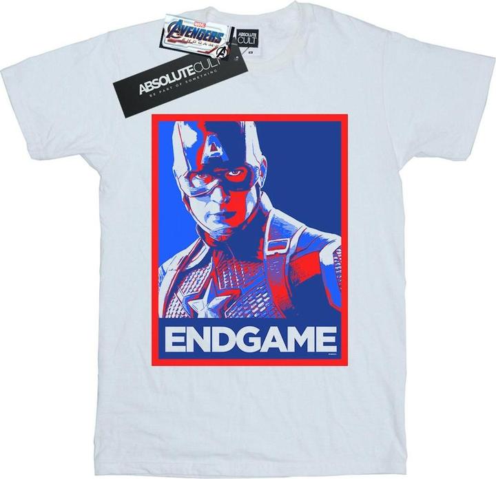 Produktbild Avengers Endgame Captain America Poster TShirt (XXL)