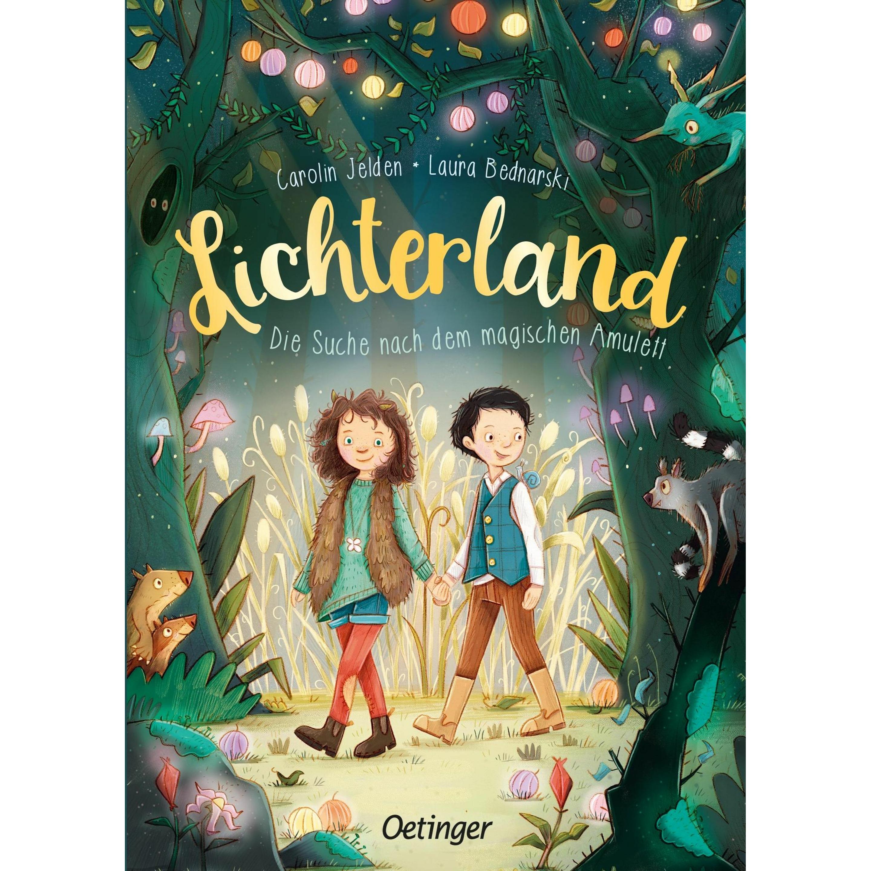 Thumbnail - Lichterland 1. Die Suche nach dem magischen Amulett, Kinderbücher von Carolin Jelden