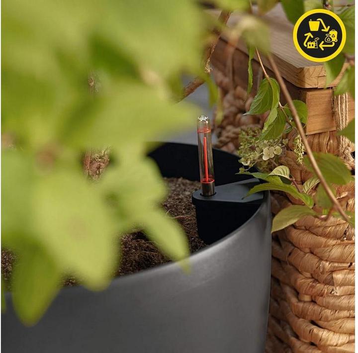 Produktbild Lechuza CLASSICO Color Eco 21 Komplettset Dunkelgrau/Grau (22 x 21.50 x 20.50 cm)