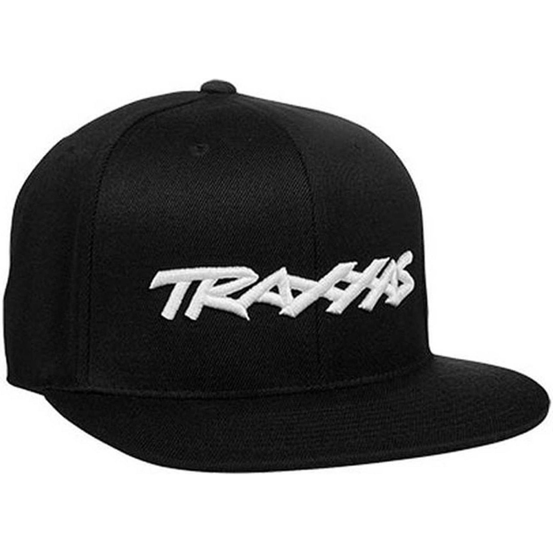 Traxxas, Cap, Snap Hat Flat Bill Black, Schwarz