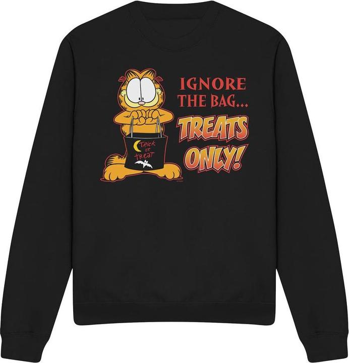Actual product image Garfield Unisex Adult Treats Only Sweatshirt (M)