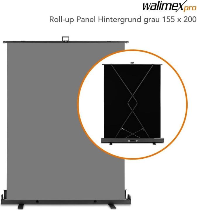 Produktbild Walimex pro pro Roll-up Panel Hintergrund 155x200cm (155 cm, 200 cm)