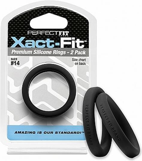 Image du produit PerfectFitBrand #14 Xact-Fit Cockring 2-Pack (3.60 cm)