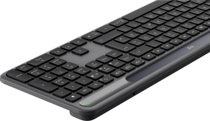 Actual product image Logitech 920-013773, RF Wireless + Bluetooth, QWERTZ, Graphite (DE, Wireless)