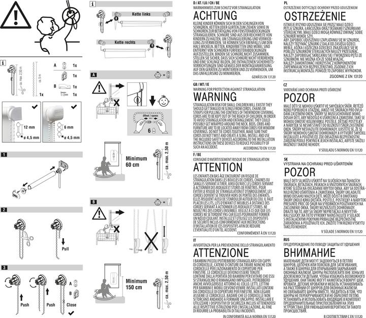 Nutritional values and ingredients Gardinia Rollo-Kette