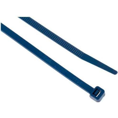 RS PRO, Fascette, Nylon, fascette metal detector Rilevabili dai metal detector Blu 7,6 mm x 380 mm, 25 (Fascette in plastica, 380 mm, 25 pz.)