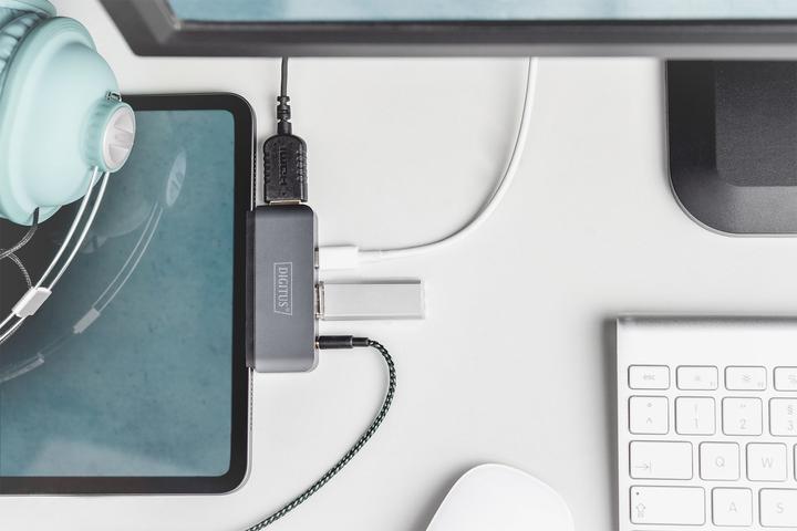 Produktbild Digitus USB-C Mobile Dock (USB-C, 4 Ports)